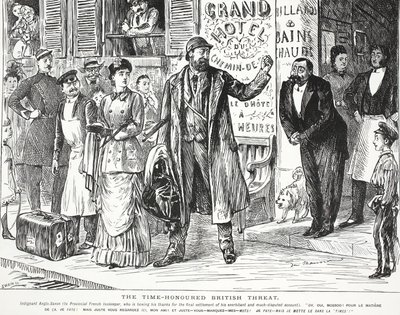 The Time-Honoured British Threat by John Leech